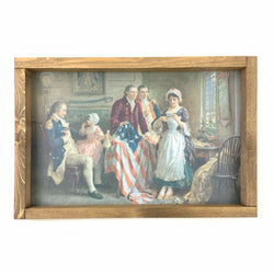 The Birth of Old Glory Framed Art