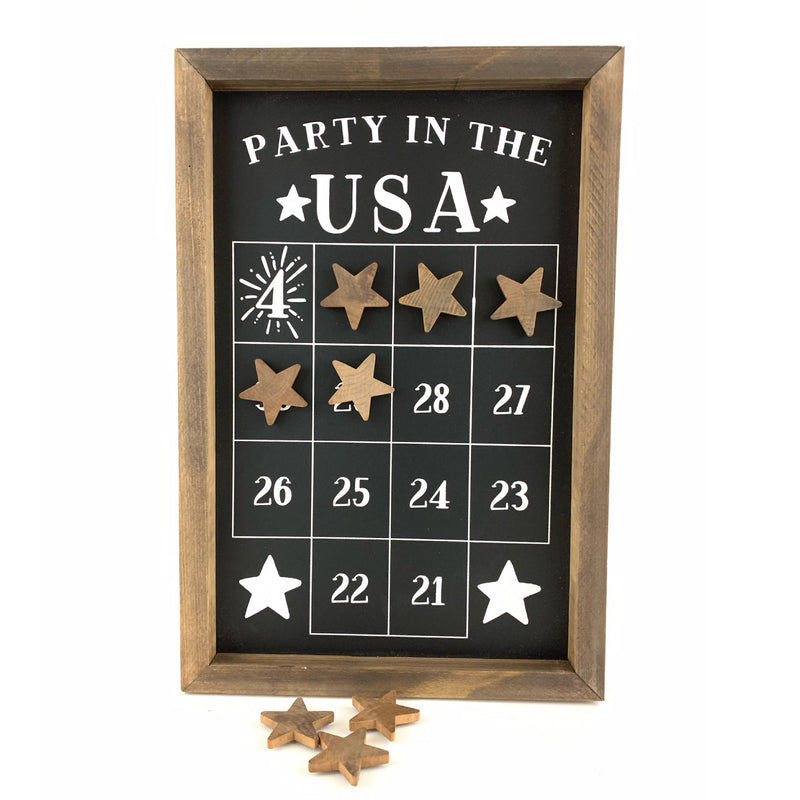 Party in the USA <br>Fourth of July Number Countdown