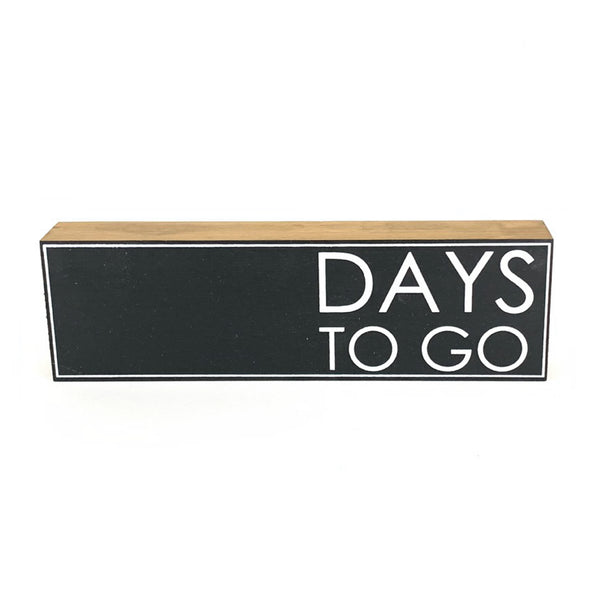 Days To Go Countdown <br>Shelf Block