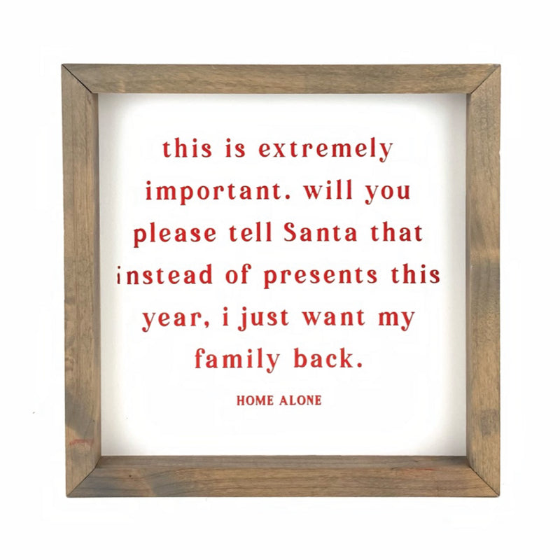 I Just Want My Family Back <br>Framed Print