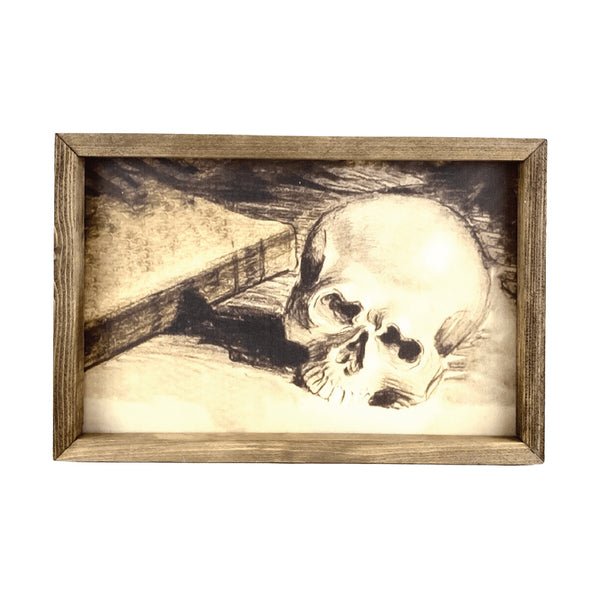 Skull Sketch <br>Framed Art