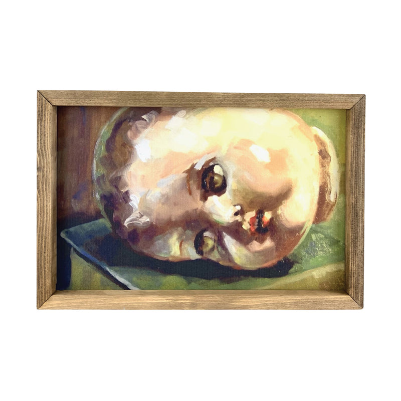 Doll Head <br>Framed Art