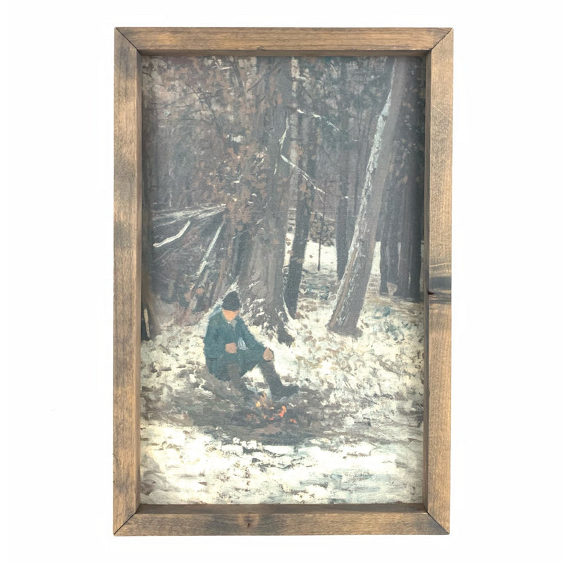 By The Fire <br>Framed Print