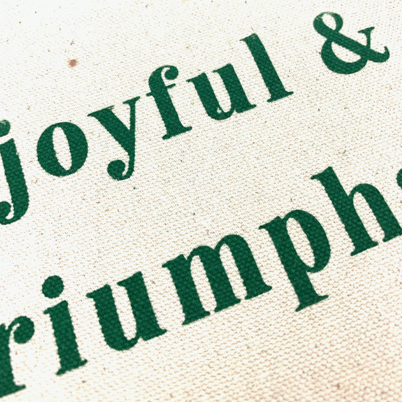 Joyful and Triumphant Type <br>Pennant