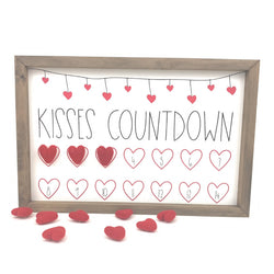 Kisses Valentines Countdown