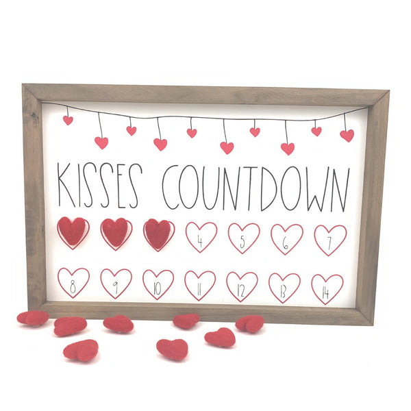 Kisses Valentines Countdown