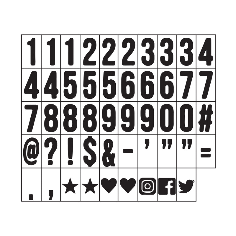 Marquee Numbers & Symbols