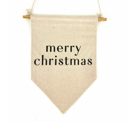 Merry Christmas Type <br>Pennant