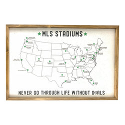 MLS Stadium Map Pinboard