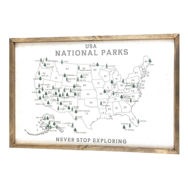 National Parks Pinboard