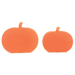 Pumpkin Shape Cutout <br>Set of Two