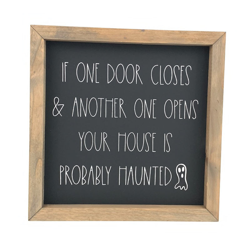 If One Door Closes<br>Framed Saying