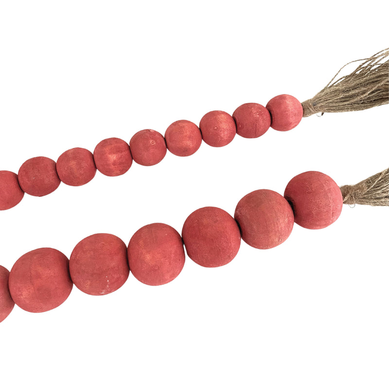 Red Wood Beads – 12timbers