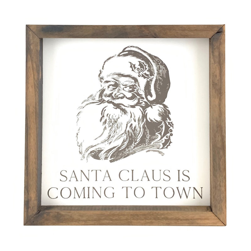 Santa Claus Is Coming To Town <br>Framed Print