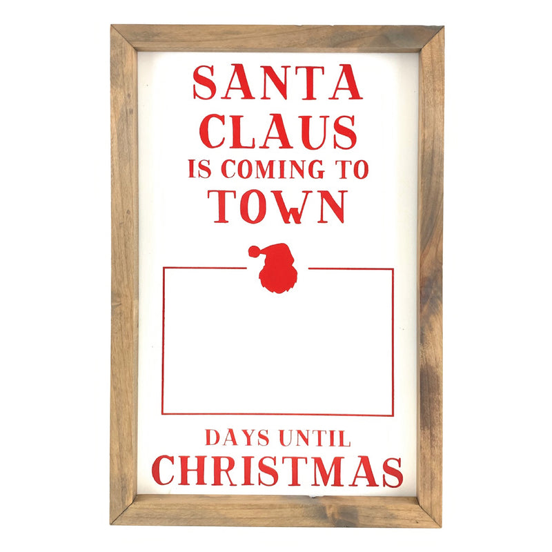 Santa Claus Is Coming Farmhouse <br>Magnetic Advent