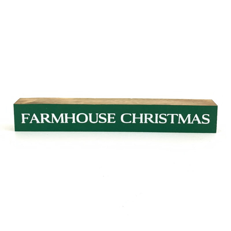 Farmhouse Christmas <br>Shelf Saying