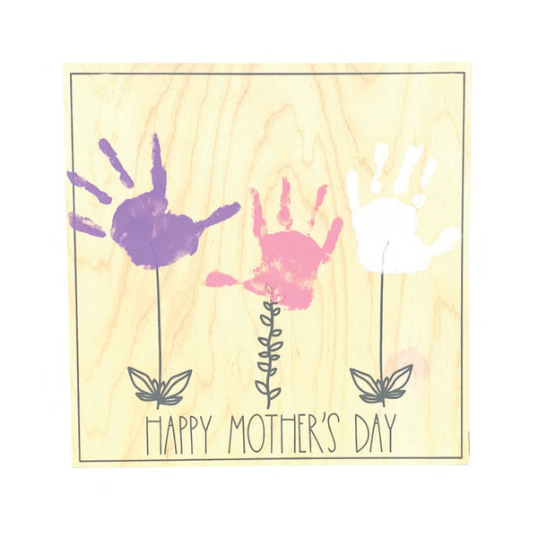Row of Flowers <br>Mother's Day Hand Keepsake