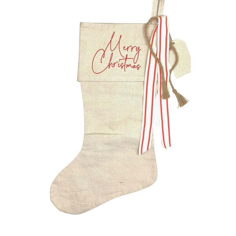 Merry Christmas Script A <br>Holiday Stocking