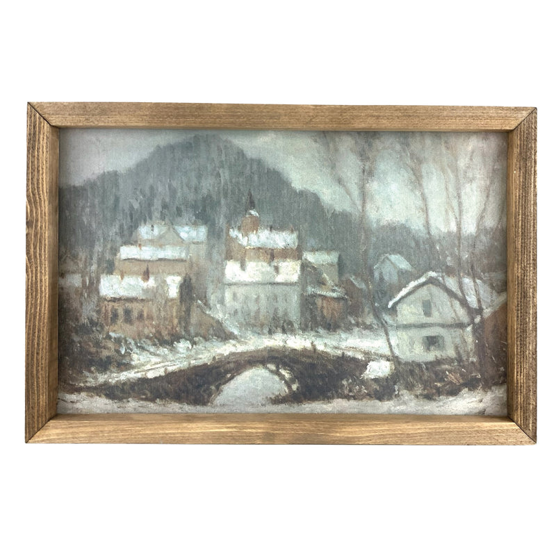 Winter Village <br>Framed Art